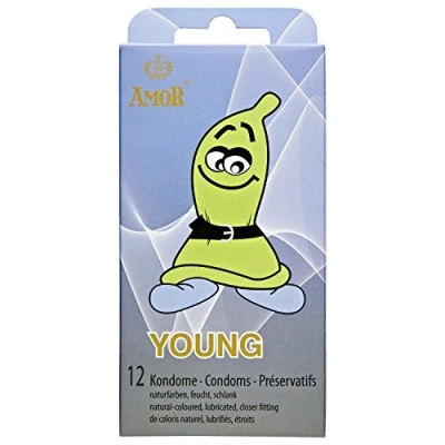 Abbildung von «Young» Jugendkondome für den schlanken Penis (12 Kondome) 12 St