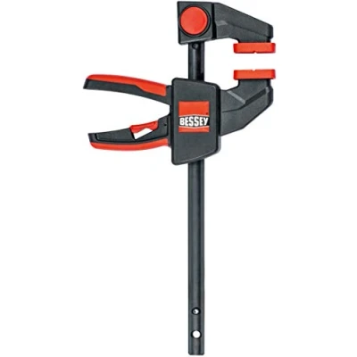Abbildung von BESSEY Einhandzwinge EZM30 6, Spannweite 300 mm Ausladung 60 mm, Spannkraft bis 75 Kg, Umsteckbar zum Spreizen, Gewicht 0,38 Kg