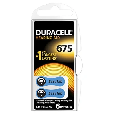 Abbildung von Duracell Hörgerätebatterie 675 6 St