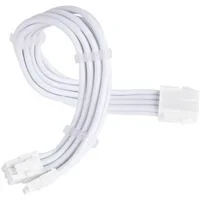 Abbildung von Silverstone SST PP07E PCI8W V2 Superflexible Netzteil Verlängerungskabel, 1 x PCIe 8pin (6+2), Weiss
