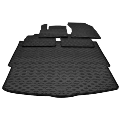 Abbildung von Mattenprofis Gummimatten + Gummi Kofferraumwanne Set kompatibel mit Nissan X Trail T33 ab Bj.2023