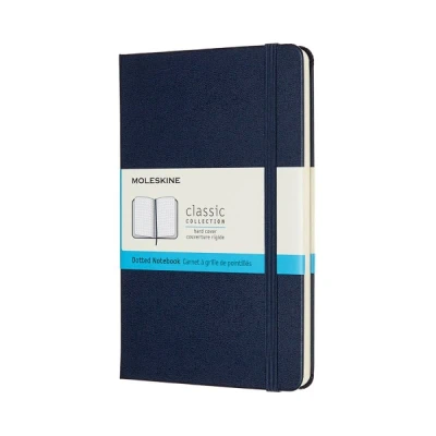 Abbildung von Notizbuch Moleskine Classic M Gepunktet Hart Blau 1 Stk.