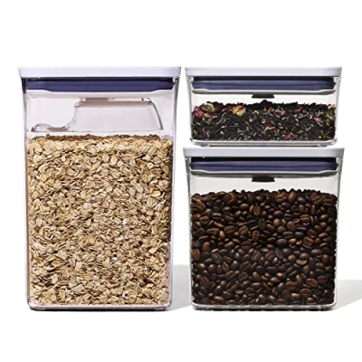 Abbildung von OXO Good Grips Vorratsdose, (Set, 4 tlg.), mit Portionierlöffel, 0,6, 1,6, 2,6 Liter