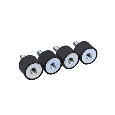 Abbildung von Samfox Gummilager M6 Silent Block Gummihalterungen 4 Stück Anti Vibrationsdämpfer Stoßdämpfer Vibration Bobbins (VD20 15 18)