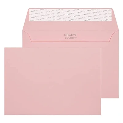 Abbildung von Blake Creative Colour 101 Briefumschläge Haftklebung Babyrosa C6 114 x 162 mm 120g/m² 500 Stück