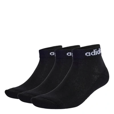 Abbildung von adidas IC1306 T LIN ANKLE 3P Socks Unisex Adult medium grey heather/white/black,31 33 EU