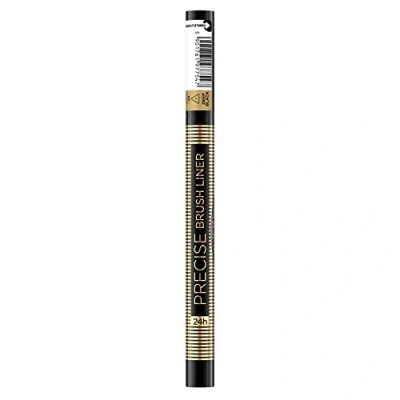 Abbildung von Eveline Cosmetics Precise Brush Liner Eyeliner im Stift mit Pinsel, 2 g, Schwarz