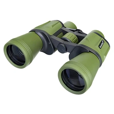 Abbildung von Levenhuk Travel 12x50 Zuverlässiges 12x Feldfernglas für Camping, Jagd und Wildtierbeobachtung, Farbe Grün