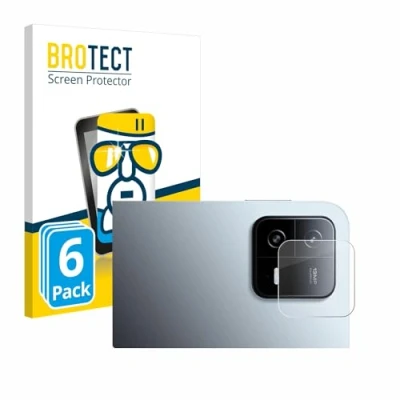 Abbildung von BROTECT Schutzglas für Xiaomi Pad 6 (NUR Kameraschutz) (6 Stück) Schutzfolie Panzer Folie Glas [Extrem Kratzfest 9H, Anti Fingerprint,