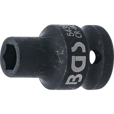 Abbildung von BGS 5439 Kraft Steckschlüssel Einsatz Sechskant Antrieb Innenvierkant 12,5 (1/2&quot;) SW 9 mm