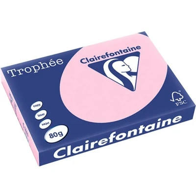 Abbildung von Clairefontaine Kopierpapier 1888PC A3 80g rosa 500 Blatt