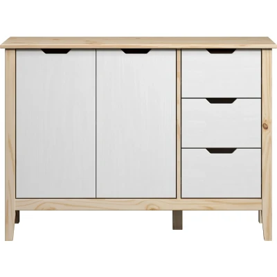 Abbildung von INTER FURN Kommode &quot;Latera&quot;, (1 St.), Massivholz / Klarlack matt, Kiefer, B/H/T: 110 x 79 39 cm