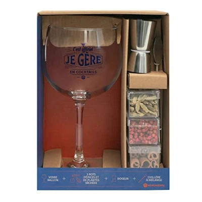 Abbildung von Gin Tonic Set Das ist offiziell: Ich verwalte Cocktails!