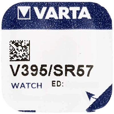 Abbildung von Varta V395 Silber 1,55V 42mAh Uhrenzelle