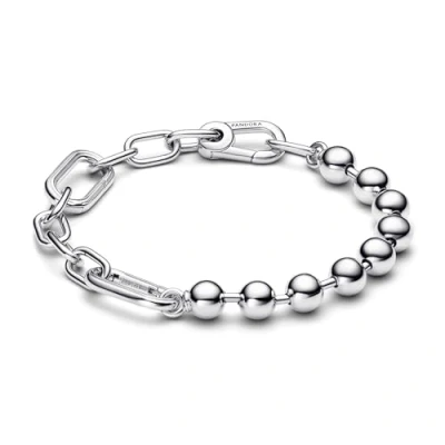 Abbildung von PANDORA ME Metallperlen &amp; Gliederkettenarmband aus Sterling Silber, Kompatibel ME, Größe: 20cm, 592793C00 4