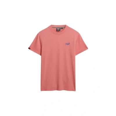 Abbildung von Superdry Vintage LOGO Embroidered Tshirt basic, Herren, Größe: 3XL, Candy pink