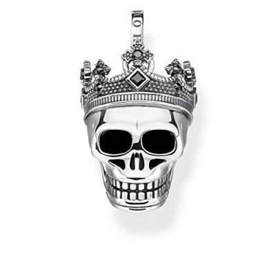 Abbildung von Thomas Sabo Unisex Anhänger Totenkopf Krone 925 Sterlingsilber PE871 643 11