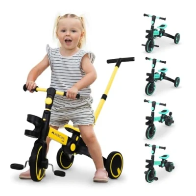 Abbildung von Mobiclinic® Kids, 5 in 1 dreirad, Chase, Evolutionär, Von 1, bis Jahren, Verstellbarer Lenker und Sitz, 3, Kg Ultraleicht, Einfache Montage, Pannensichere räder, Zu 25