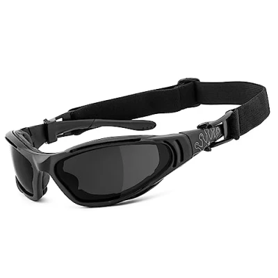 Abbildung von Sportbrille KK190 smoke gepolstert mit abnehmbarem Band