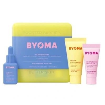 Abbildung von BYOMA ORIGINAL SO HYDRATED SET Feuchtigkeitsspendendes Gesichtsbehandlungsset Hautpflegeset (30 ml, 15 ml) VEGANO by BELLA
