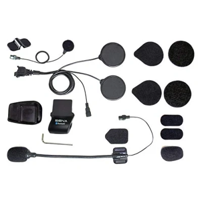 Abbildung von SENA SMH5 A0313 Helmklemmen Kit für SPH10 FM Bluetooth Stereo Headset &amp; Gegensprechanlage, Schwarz