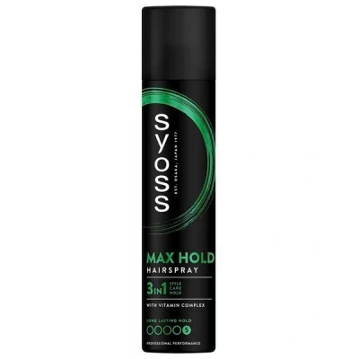 Abbildung von 6x Syoss Haarspray Max Hold 3in1 mit Vitaminkomplex 300ml