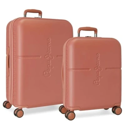 Abbildung von Pepe Jeans Highlight Koffer Set, 48 x 70 28 cm, rot, 48x70x28 cms, Kofferset