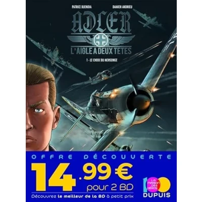 Abbildung von Bipack T1 Adler + Eagle (T1 offert): Adler, l&#039;aigle à deux têtes Tome 1, Le choix du mensonge ; Eagle, Un destin dans l&#039;orage