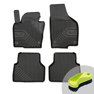 Abbildung von FROGUM No.77 Gummimatten Ganzjahresset von Auto Fußmatten Autofussmatten für Volkswagen Tiguan I 2007 2016 Langlebiges TPE Material