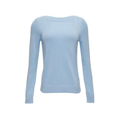 Abbildung von s.Oliver MIT Ubootausschnitt Strickpullover, Damen, Größe: 44, Hellblau