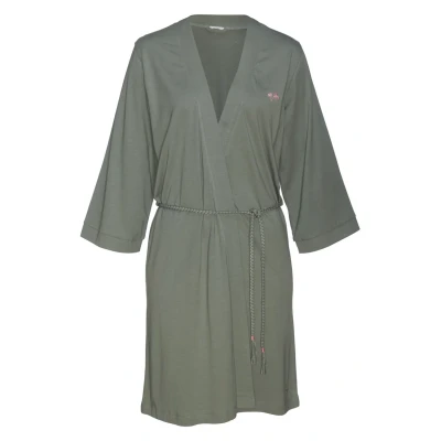Abbildung von Lascana Bademantel, Damen, Größe: 32/34, Khaki
