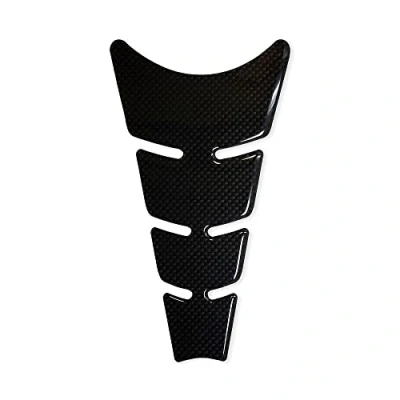 Abbildung von 4R Quattroerre.it 1895 Tankpad 3D Motorrad Tankschutz Carbon, 19 x 13 cm