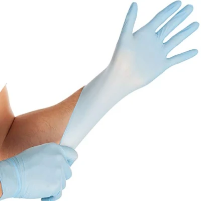 Abbildung von HYGOSTAR Einmalhandschuhe SAFE SUPER STRETCH XL blau