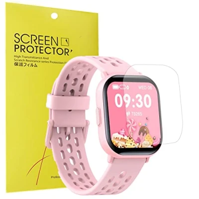 Abbildung von Blueshaweu Onetuo Schutzfolie Kompatibel für Slothcloud Kinder Smartwatch, HD klar Flexible TPU Displayschutzfolie Smartwatch (6 pack)