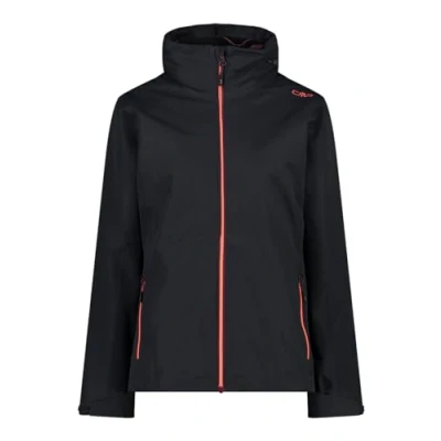 Abbildung von CMP Abnehmbare Kapuze mit Reißverschluss Inn.Jacket Damenjacke, Anthrazit Burgund, XXXL