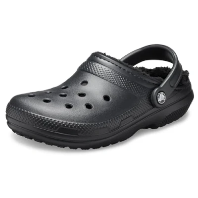 Abbildung von Crocs Unisex Erwachsene Classic Lined Clog Clog, Black/Black, 39/40 EU