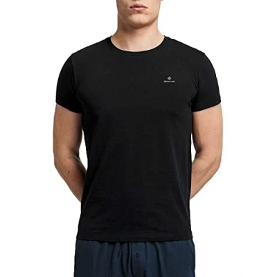 Abbildung von Gant 2P Basic Crew Neck T Shirt Schwarz Baumwolle Small Herren