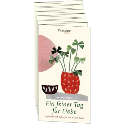 Abbildung von Ein feiner Tag für Liebe: Leporello mit Collagen von Katrin Zeise
