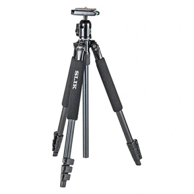 Abbildung von SLIK Sprint 150 Aluminium Stativ mit SBH 150DQ Kugelkopf, Schwarz
