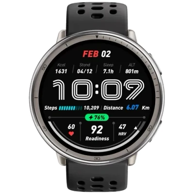 Abbildung von Amazfit Active 2 Smart Watch 44mm, AI, Sprachsteuerung, GPS und kostenloses Kartenmaterial, 10 Tage Akku, Fitness Tracker mit 160plus Sportmodi, 5 ATM wasserdicht für Android iPhone