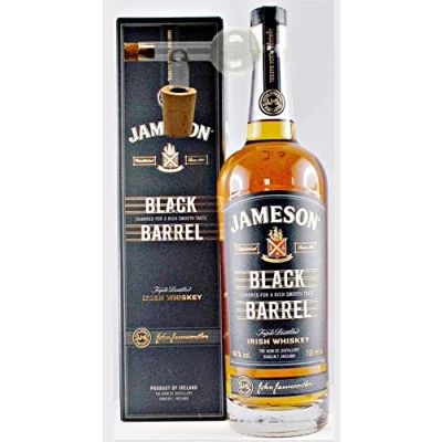 Abbildung von Jameson Black Barrel irischer Whiskey + 1 Glaskugelportionierer zum feinen Dosieren