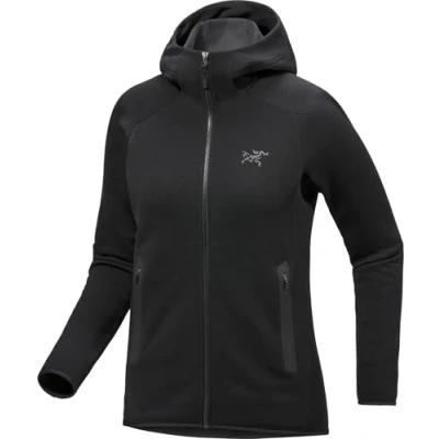 Abbildung von Arcteryx Kyanite Powerstretch Hoody W Damen (Schwarz XS) Kunstfaserjacken