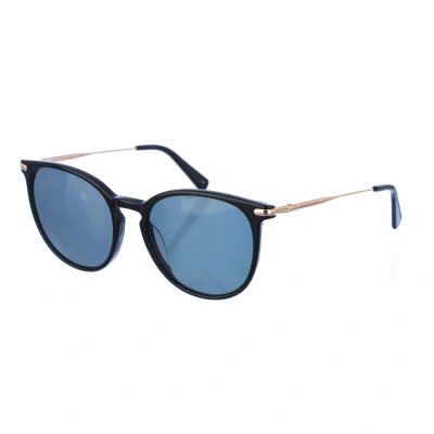 Abbildung von LONGCHAMP Damen LO646S 001 Sonnenbrillen Acetat Schwarz Grau Rund Normal