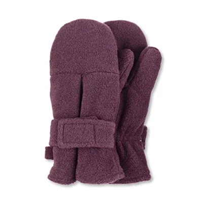 Abbildung von Sterntaler Unisex Kinder Fäustlinge mit Daumen aus Microfleece, Elastischer Einsatz und Klettverschluss, Rosa, 2