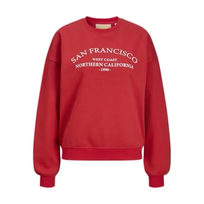 Abbildung von JJXX Cilla Sweatshirt, Damen, Größe: XS, Racing red