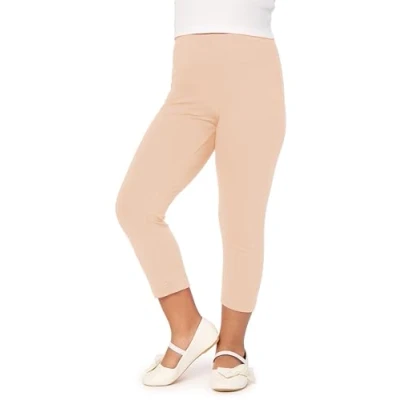 Abbildung von Merry Style Mädchen 3/4 Leggings aus Baumwolle MS10 226 (Nude,158)