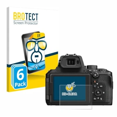 Abbildung von BROTECT (6 Stück Schutzfolie für Nikon Coolpix P950 Displayschutz Folie Ultra Klar