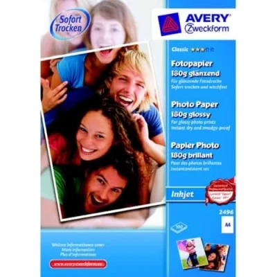 Abbildung von Avery Zweckform Fotopapier Everyday Inkjet Fotopapier, A4, Glänzend