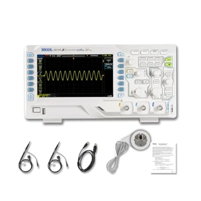 Abbildung von RIGOL DS1102Z E Digitales Oszilloskop, 100MHz Bandbreite, 2 Analogkanäle, 24Mpts Speichertiefe, 1G Sa/s Abtastrate, freie Trigger und Dekodierfunktion, 3 Jahre Garantie