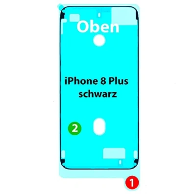 Abbildung von NG Mobile Klebefolie Display für Apple iPhone 8 Plus Klebepad Kleberahmen Klebestreifen Handy Rahmen Kleber Dichtung Sticker Smartphone